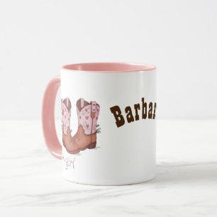 Modern Cowgirl Boots   Cute Western Mug