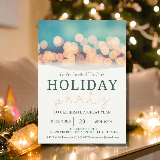   Modern Cozy Festive Holiday Party  Invitation (Creator Uploaded)