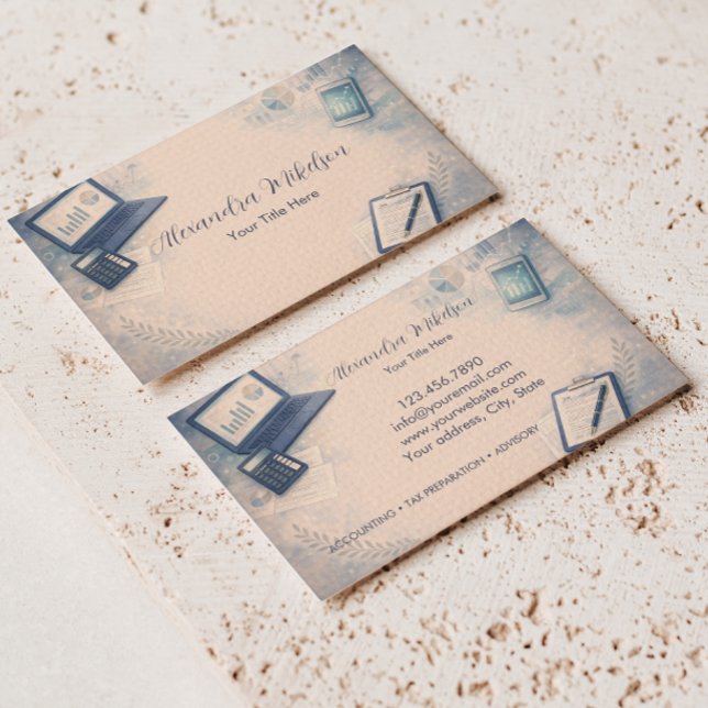 Modern CPA Office Branding Business Card (Creator Uploaded)