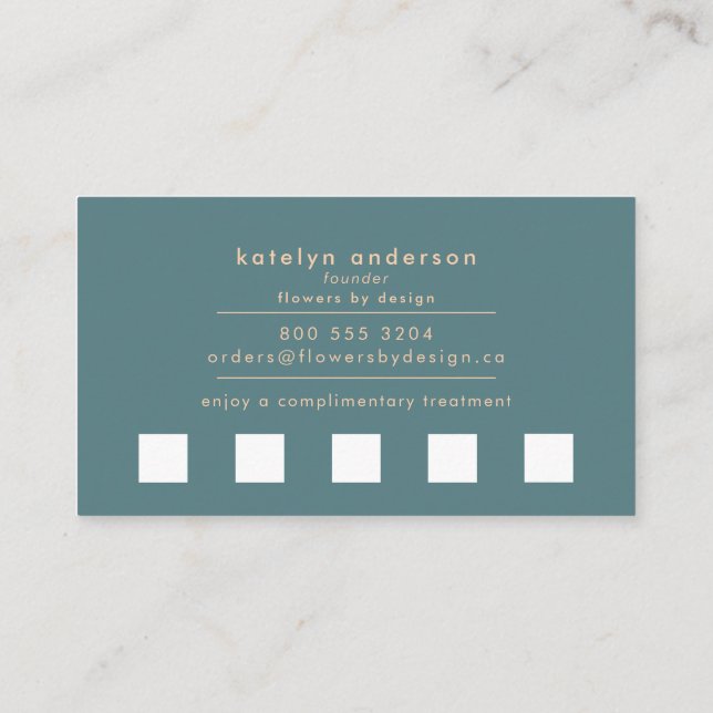 Modern Cracked Gold White Stylist Professional Loyalty Card (Back)