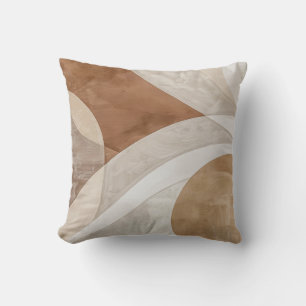  Modern Cream and Beige Stylish Throw Pillow