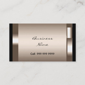 Modern Cream Professional Elegant Business Card
