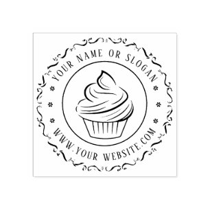 Modern   Create Your Own business Rubber Stamp