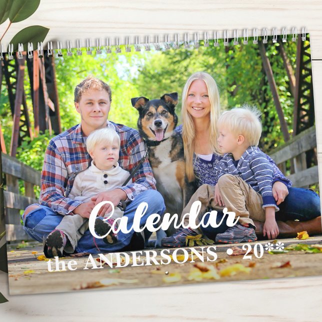 Modern Create Your Own Custom Family Photo 2026  Calendar (Creator Uploaded)