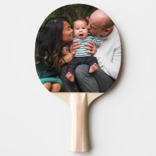 Modern Create Your Own Family Photo  Ping Pong Paddle