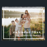 Modern Create Your Own Personalized 2025 Photo  Calendar<br><div class="desc">This is modern photo calendar featuring a minimal typography font and an elegant design. Insert your own special photos to make this 2025 calendar completely personalized! // For matching items, please visit the "CALENDAR" collection in the By Nicole Designs Zazzle store. * If you like this design but don't see...</div>