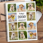 Modern Create Your Own Pet Dog Family 2023 Planner<br><div class="desc">Custom pet photo collage calendar planner for your best friend. Keep all your dogs appointments, whether its veterinary visits, puppy play dates, dog grooming, or training all organized, every pet deserves a personalized pet photo planner ! Our dog photo planner has 11 photos to personalize, name and text. Design is...</div>
