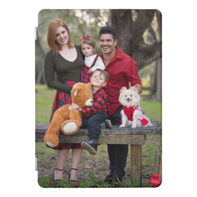 Modern Create Your Own Photo Personalized iPad Pro Cover (Front)