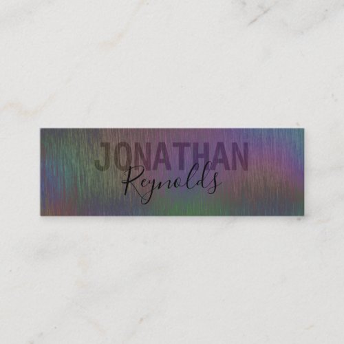 Modern Creative Holographic Metal _ Business Card