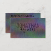 Modern Creative Holographic Metal - Business Card (Front/Back)
