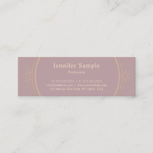 Modern Creative Minimalist Design Trendy Template Mini Business Card