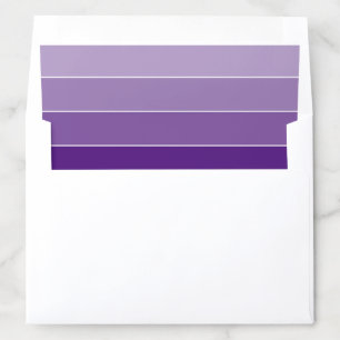 MODERN creative ombre gradient violet purple Envelope Liner