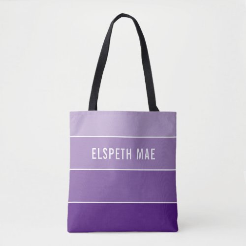 MODERN creative ombre gradient violet purple Tote Bag