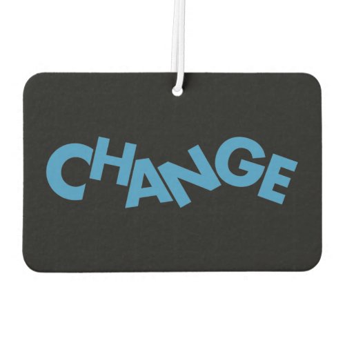 Modern creative playful graphic design of Change Air Freshener