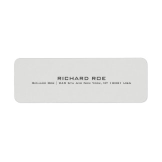 Modern Creative Professional Return Adress Label