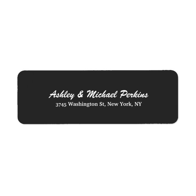 Modern Creative Script Grey Family Label (Front)