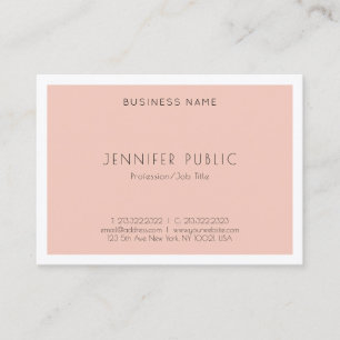 Modern Creative Simple Design Trendy Template Business Card