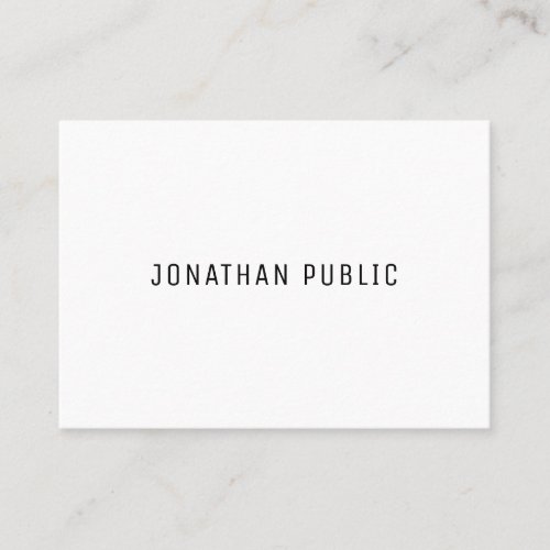 Modern Creative Simple Template Professional Chic Business Card