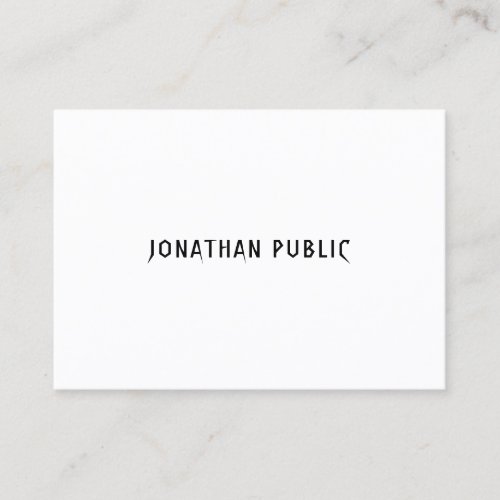 Modern Creative Simple Template Professional Luxe Business Card
