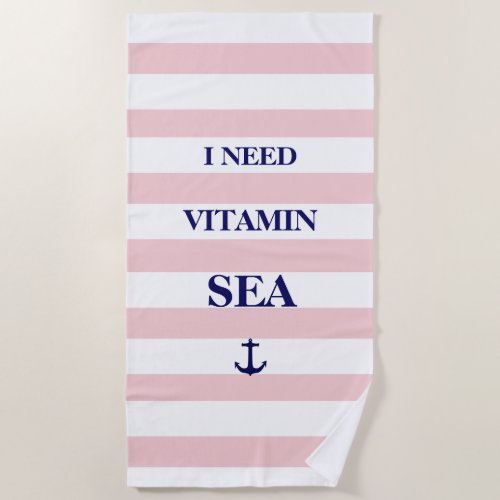 Modern Creative Striped Beach Towel