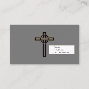 Modern Cross Business Card