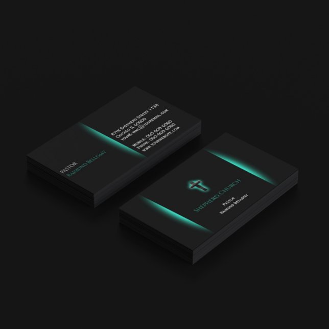 Modern Cross Business Card (Modern Cross Business Card)