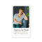 Modern Cross Photo Funeral Memorial Prayer Card