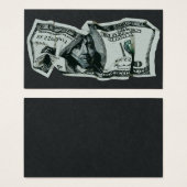 Modern Crumpled $100 Bill Design (Front & Back)