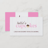 Modern Cupcake Business Card (Front/Back)