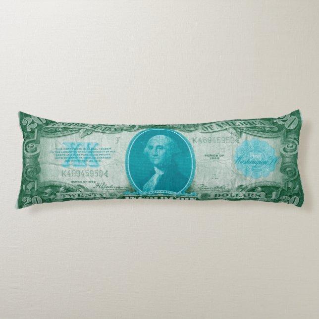 Modern Currency V Body Pillow (Front)