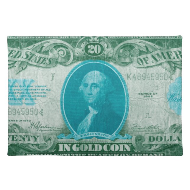 Modern Currency V Placemat (Front)