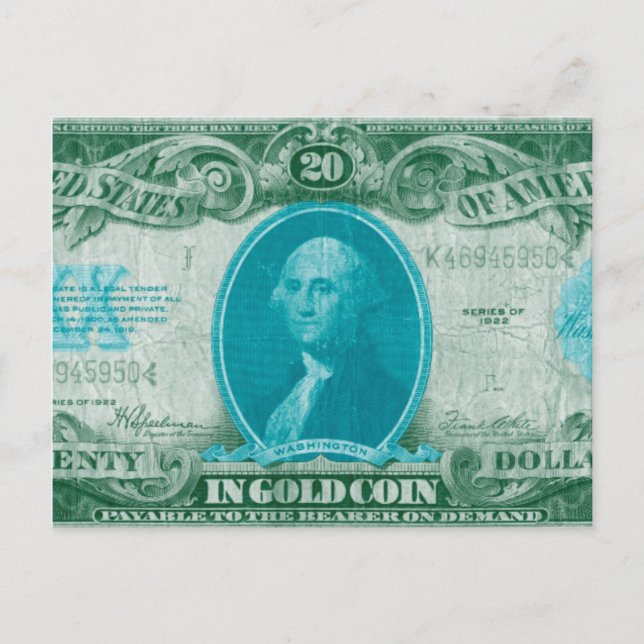 Modern Currency V Postcard (Front)