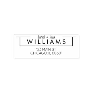 Modern | Custom Address Stamp