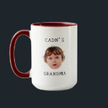 Modern Custom Baby Face Gift for Mom Birthday Gift Mug<br><div class="desc">Modern Custom Baby Face Gift for Mom Birthday Gift Mug</div>