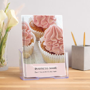 Modern Custom Bakery Pastry Chef Pink Bi-Fold Brochure