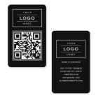 Modern Custom Black Business Logo QR Code