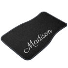 Modern Custom Black White Script Classy Monogram