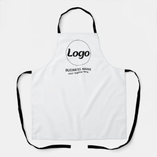 Modern Custom Branded Company Business Logo Apron