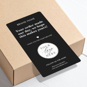Modern Custom Business Box Seal Label