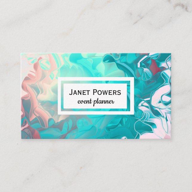modern custom business card to personalize (Front)