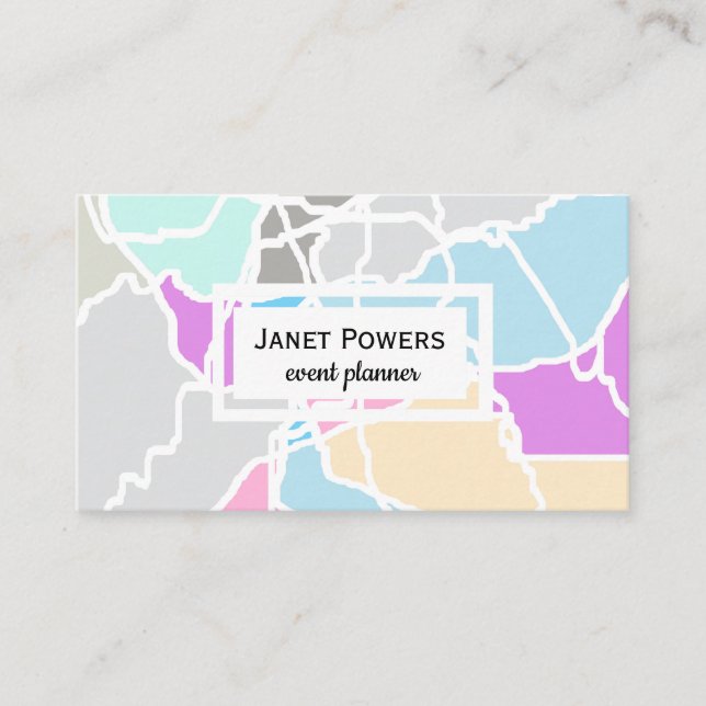 modern custom business card to personalize (Front)