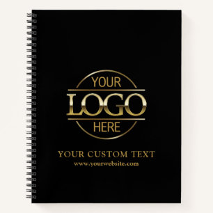 Modern Custom Business Company Logo Promotional Notebook