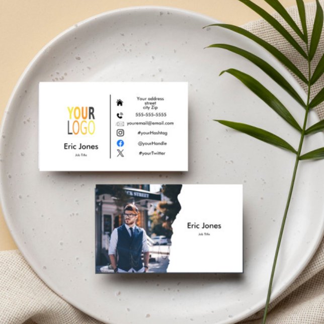 modern Custom BUSINESS LOGO and social media Card (Creator Uploaded)
