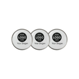 Modern Custom Business Logo Branded Corporate Golf Ball Marker