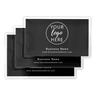 Modern Custom Business Logo Branding Acrylic Tray