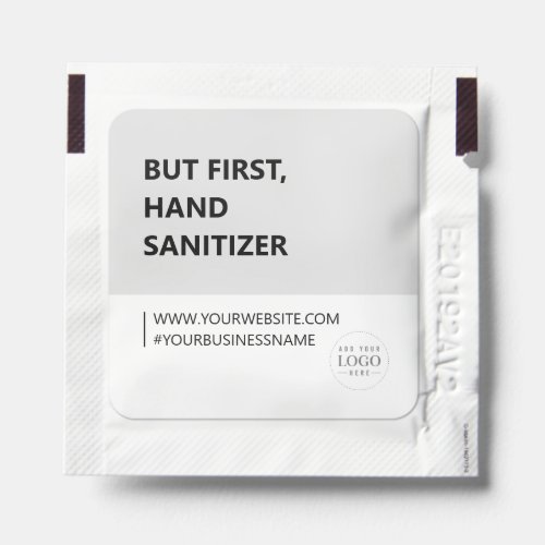 Modern Custom Business Logo Hand Sanitizer Packet