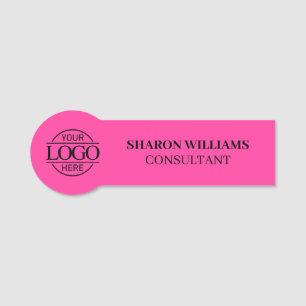 Modern Custom Business Logo Magnetic Employee Name Tag