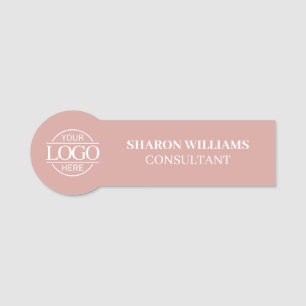Modern Custom Business Logo Magnetic Employee Name Tag