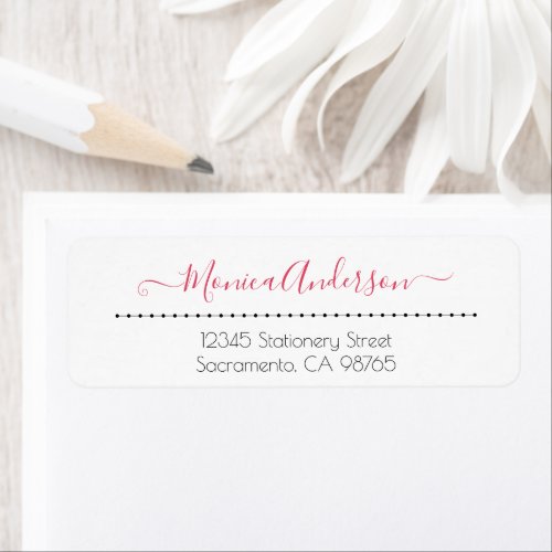 Modern Custom Calligraphy Script Name Label