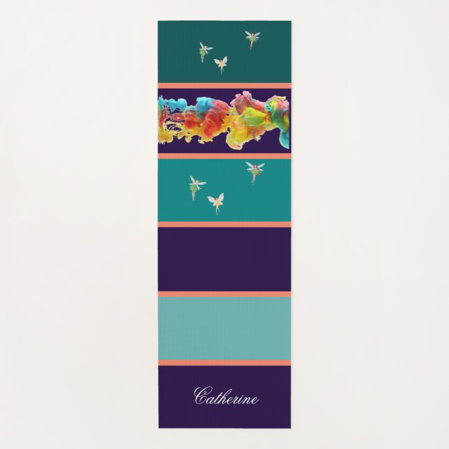 Modern Custom Colorful Yoga Mat (Front)